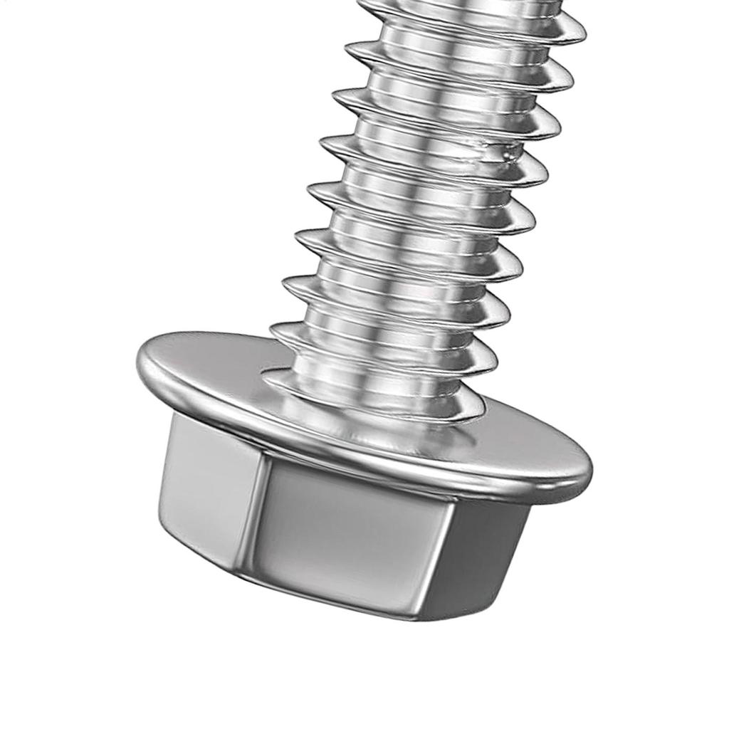 Metal Self Tapping Screws 250 Pieces Stainless Steel Hex Self Drilling Screws For Metal For Adults Technician Mechanic Repair