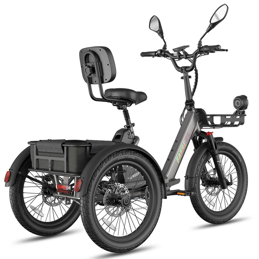 Bicicleta Eléctrica Fafrees F20 Mate Motor de 250W Frenos de Disco Doble Neumático de Aire 20"x2.5" Plegable E-Bike de Carga Pantalla LCD 48V 21Ah Carga Máxima 180Kg