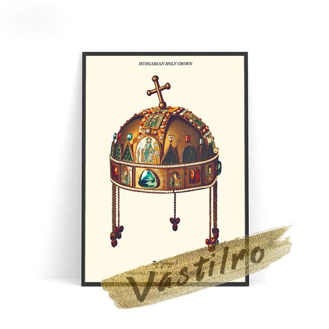 

Ретро-печать художественного плаката: Святая Корона Венгрии от венгерской этнической группы 21cm×30cm NoFrame