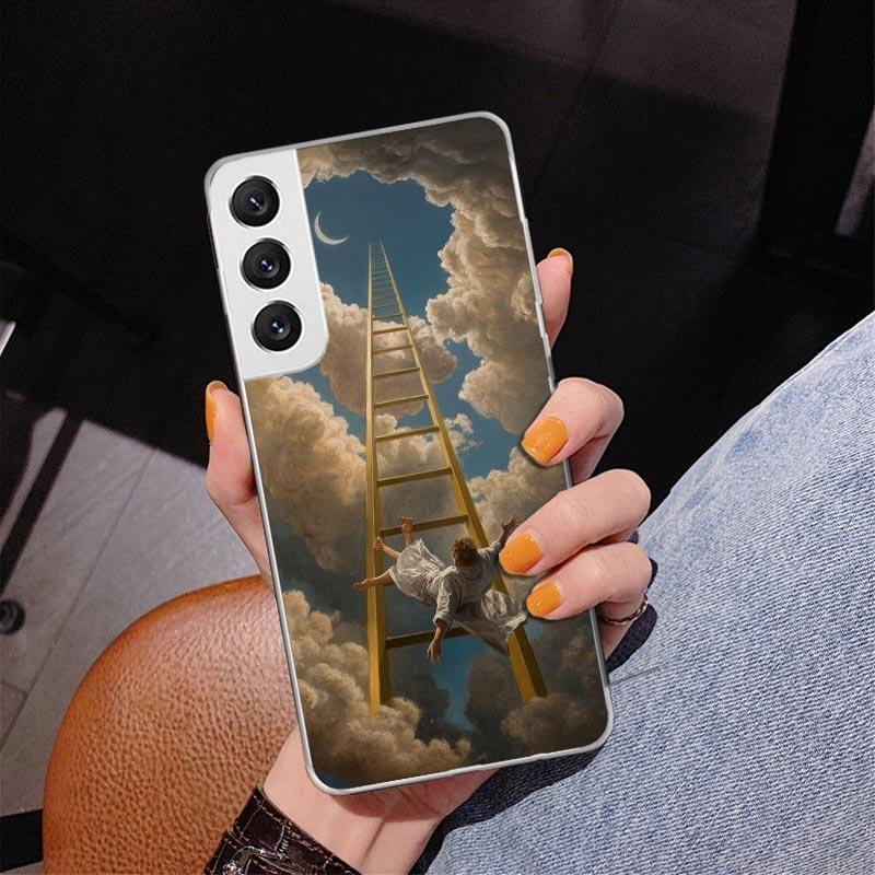 Rene Magritte Art Phnoe Case for Samsung Galaxy S26 S25 Edge S23 S24 Ultra S22 Plus S21 S20 FE Unique Cover Soft Coque Galaxy S2