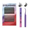 Diy Segmented Single-Cluster False Eyelashes 9-16Mm Eyelashes C Curvature Dense Curl