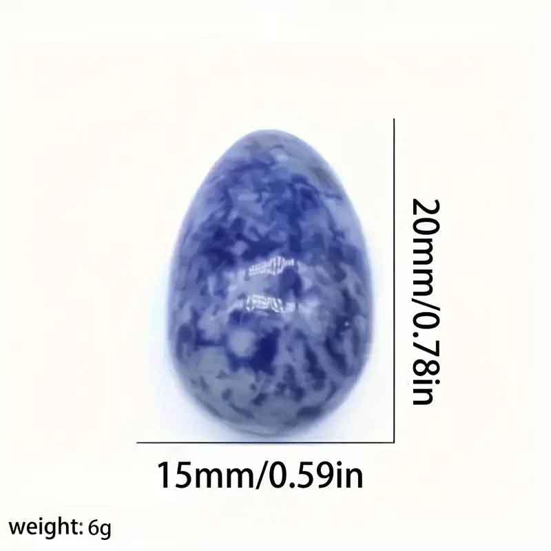 1 Pcs, Natural Crystal Rolling Stone, Mini Egg, 15 * 20mm, Raw Stone Bird Egg, Easter Egg, Ornament