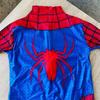Superhelt Spiderman Kostyme Barn Spandex Jumpsuit Halloween Cosplay Kostymer Bodysuit Barn Hodedeksel Separasjon Festsett