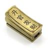 1pcs Handmade Copper Brass Small Coffin Ornament Small Statue Figurine Miniature Home Office Shop Hotel Decoration