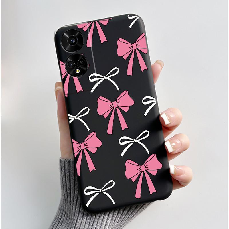 For TCL 50 5G / 50 SE Case Cute Rabbit Soft Black Silicone Back Cover For TCL 50SE Phone Cases TCL50 XE NxtPaper 5G Etui Fundas