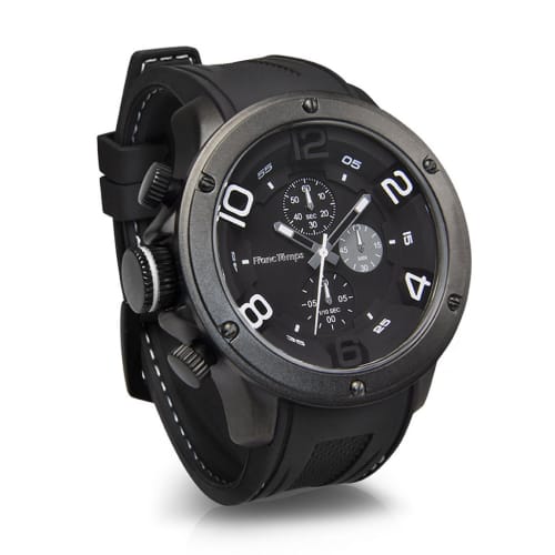 

FrancTemps GAVARNIE Chronograph Men s Watch, White, FTGC-WH