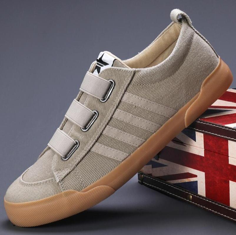 

Классические парусиновые туфли мужские туфли на плоской подошве мужские вулканизированные кроссовки обувь весенняя пара студенческие повседневные на шнуровке zapatos hombre 44 хаки