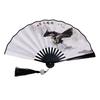 Skládací ruční ventilátor čínský vintage styl plastový ventilátor Oboustranné příslušenství Hanfu pro svatby a taneční párty