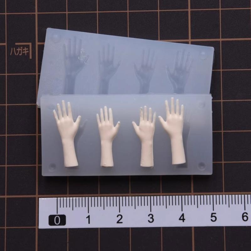 Versatile Hand Mould Proportional Designs Silicone Material for Resin Clay Creative Projects and Gift