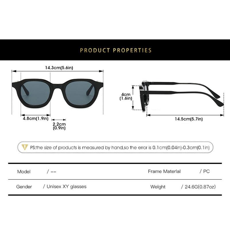 New In Classic Vintage Luxury Designer Round Brand Sunglasses Women For Men Sun Glasses Punk Popular Outdoor Travel Shades Uv400