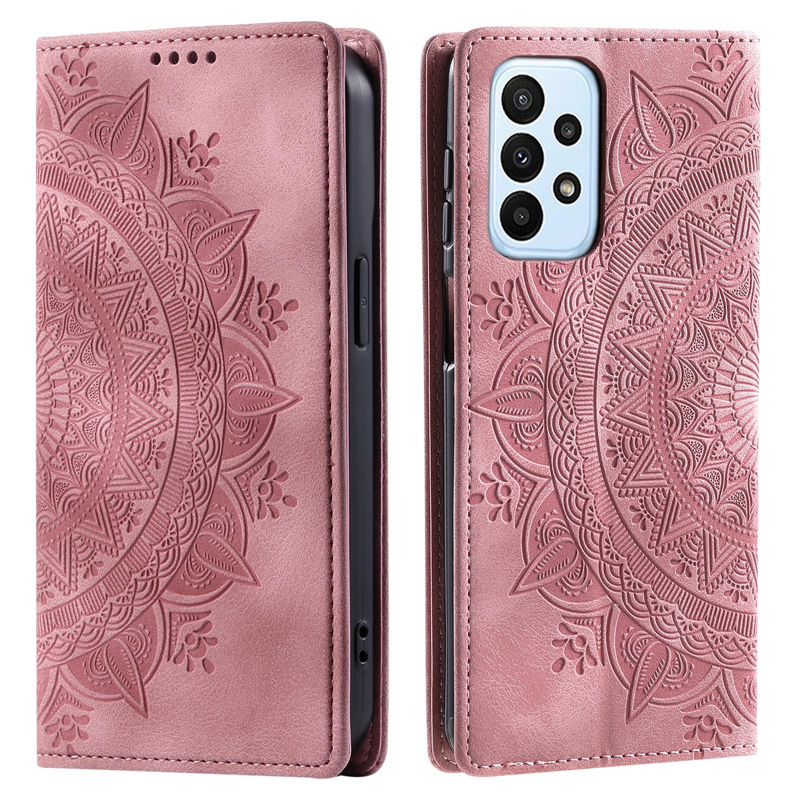 

Чохол-гаманець з магнітною автозастібкою для Samsung Galaxy A33 5G Rose Gold