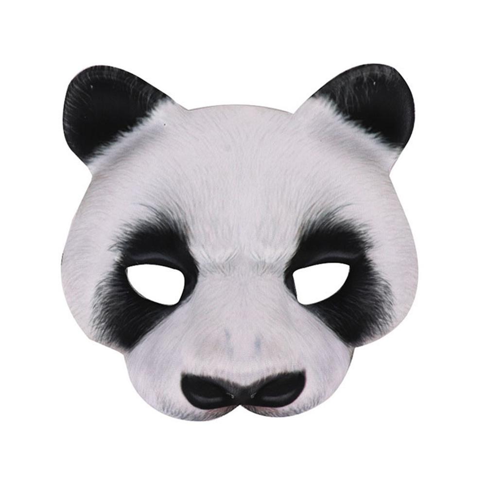 Halloween Easter Carnival Panda Mask EVA Animal 3D Realistic Mask Cosplay Masquerade Party Dress Up Festival Props