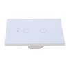 WiFi Touch Screen Switch Single Circle for Alexa Google 2?Way AC  (White )