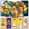 Cartoon Duck Phone Case for Xiaomi Poco F7 F6 F5 F4 F3 X6 X5 X4 X3 NFC F7 Ultra M4 C51 C55 GT 5G Soft TPU Cover Fundas Capas Bag