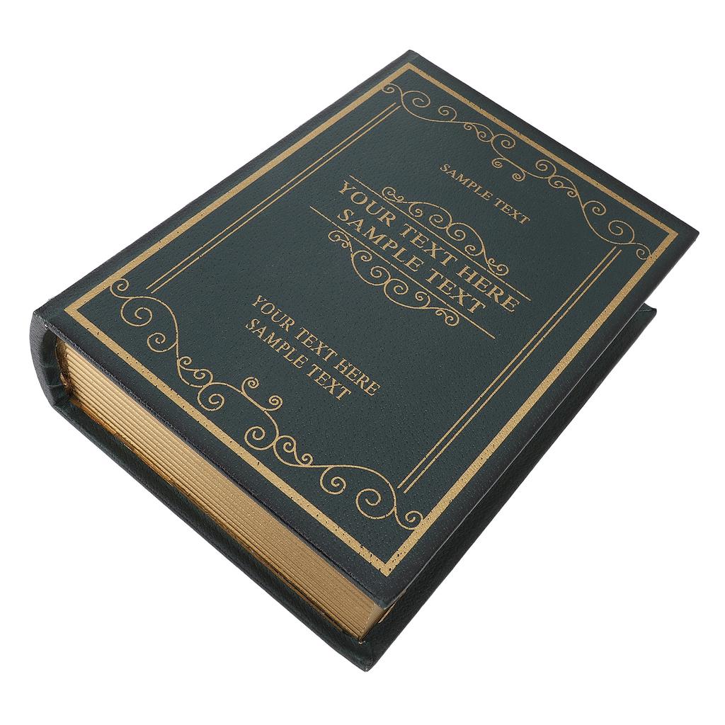 Dekorative Buchbox Vintage Fake Book Ornament Antike Buchförmige Box Für Foto-Requisite Bücherregal