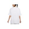 Nike Sportbekleidung Swoosh Oversized Rundhals Kurzarm T-Shirt Damen T-Shirts Weiß HQ1581100