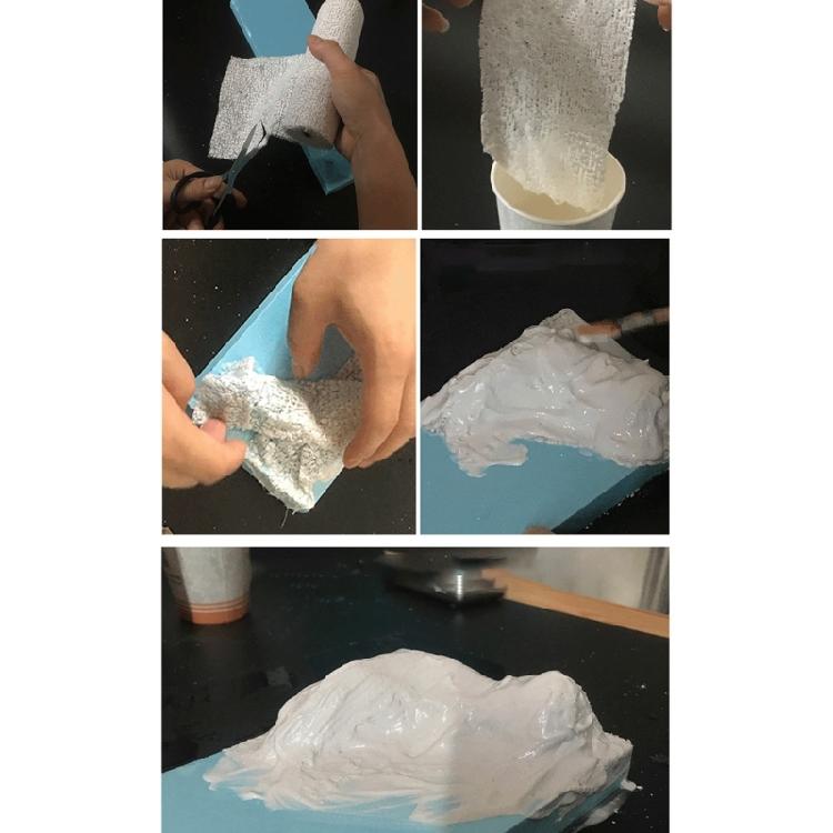 Plasters Bandage Roll for Artistic Creation Quick Hardening White Plasters Cloth Wrap Strips Perfect for DIY Crafts