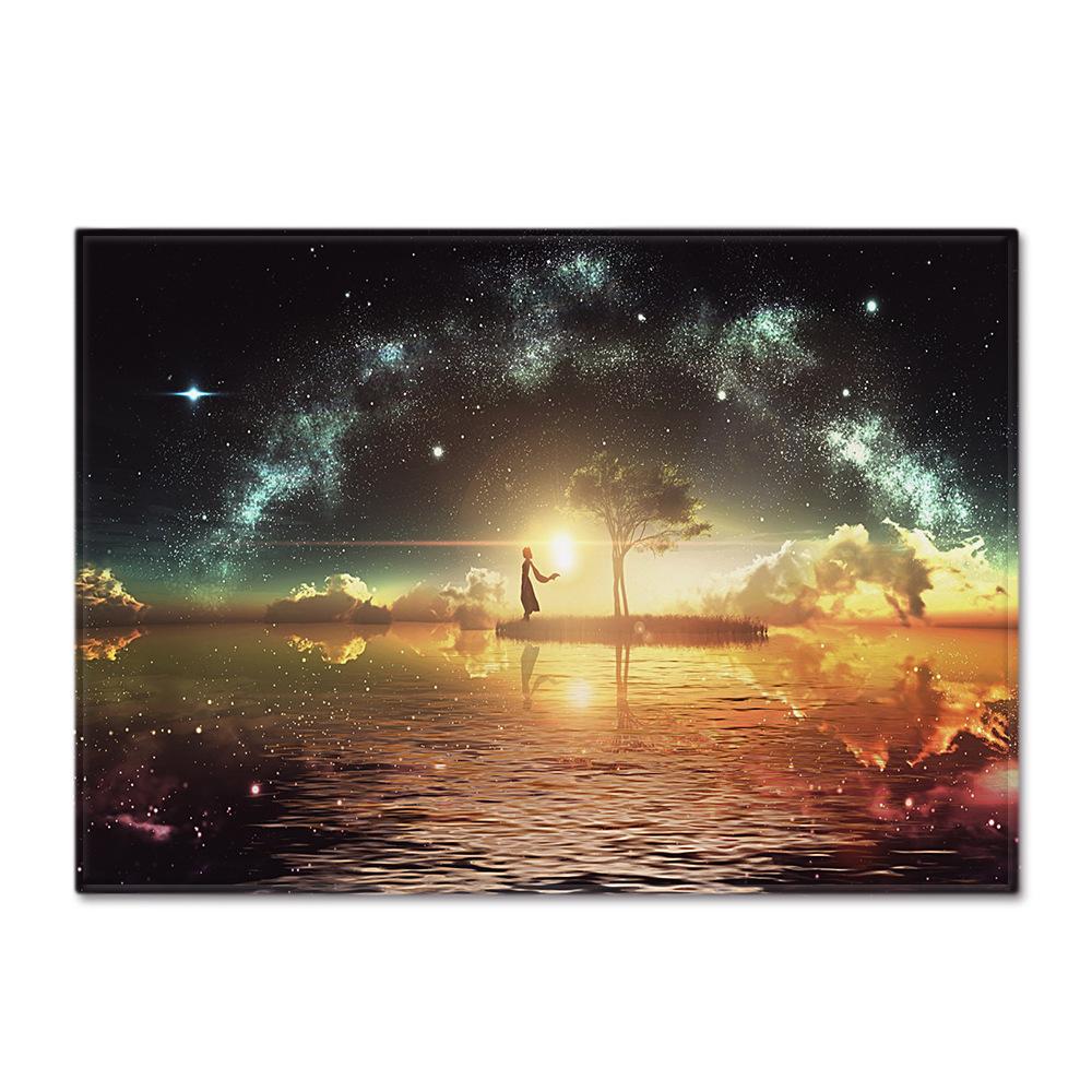 Scenic Carpet Feather Wind Bedroom Floor Mat