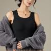 New Women's Slimming Warm Vest Underwear Fixed Cup Bra Top Base Layer Shirt Autumn Winter Outerwear Versatile Innerwear