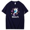 Funny Kawaii Axolotl Food Lover Gift Fashion Graphic T Shirts Summer Cotton Big Size Short Sleeve T Shirt Mens Print T Shirt