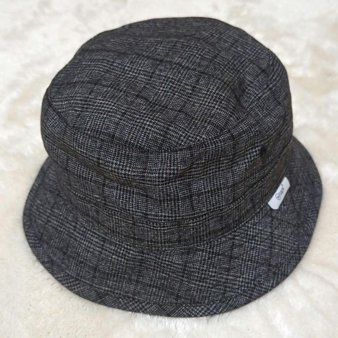 Used WTAPS Bucket Hat Checkered Pattern 232HCDT-HT05 Size 02