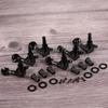 Set of 6 Acoustic Electric Guitar Tuners with Installation Screws and Bushings Suitable for 10mm Left Hand Peg Holes