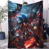 Sonic Portal Printed Blanket Comfortable Childrens Sofa Bed Blanket Small Cover Blanket Soft and Warm Gift for Sonic Fans Decor