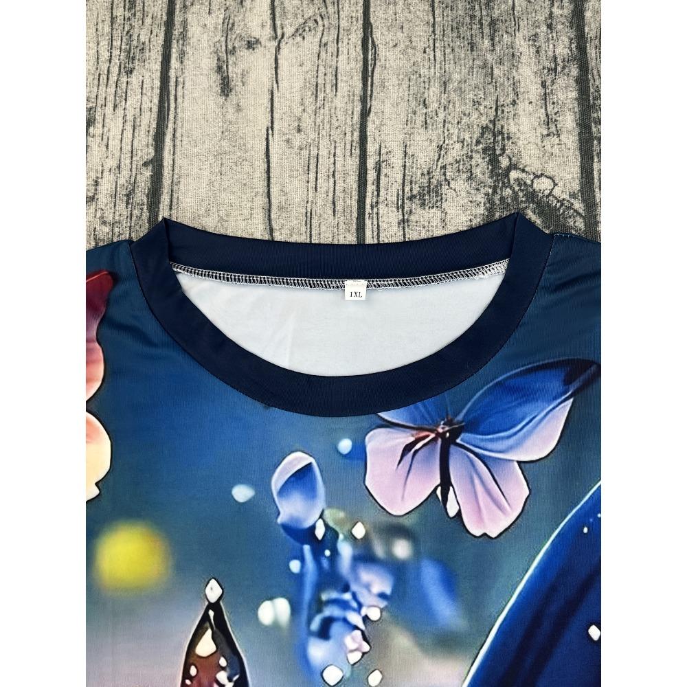 Women's T-shirt - Shining Butterfly Pattern