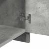 Nightstand Concrete Gray 45 X 34 X 44.5 Cm Engineered Wood