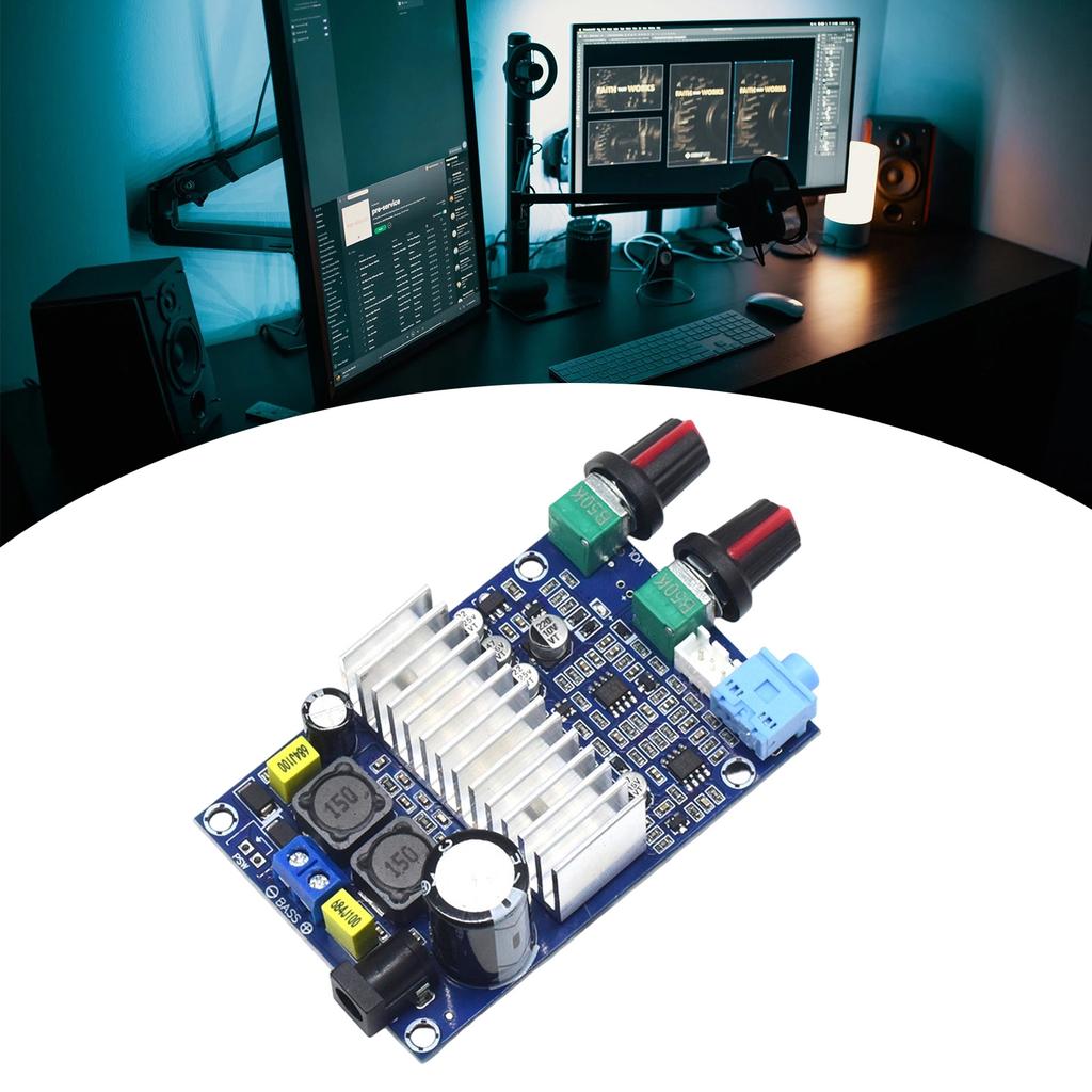 12-24V TPA3116D2 Digital Sound Amplifier Subwoofer Power Amplifier Board Mono for Sound Car Speaker Bass Output