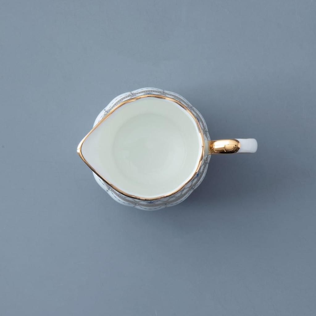 NARUMI Prima Donna Made in Elegant Milk Gift Creamer, 130cc, Gold, Japan, Stylish, Gorgeous, Pitcher, Boxed, 52476-4212
