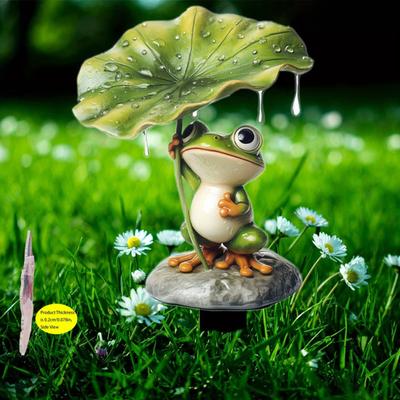 Dekorativ Hageinnsats med Dyr, Vanntett Akryl Dekorativ Stokk til Potteplante, for HagegressPlenBlomsterpotter