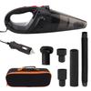 Portable Handheld Vacuum Cleaner with 12V DC Power 120W Car Cleaning Kit Dry Wet Dual Use with Washable Screen Mesh and LED Lights