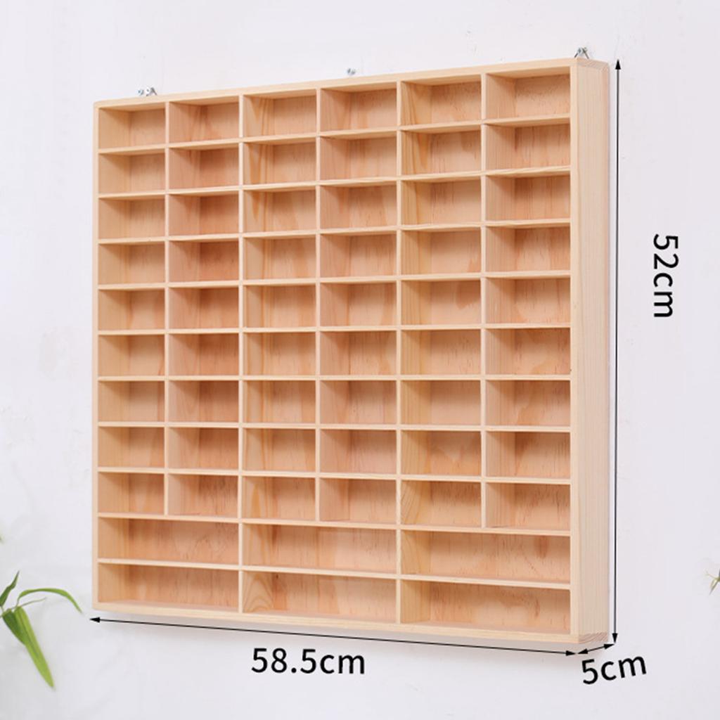 Wooden Toy Car Display Dustproof Toy Shelf Case Protection Organizing Showcase Protection Multifunctional Shelf