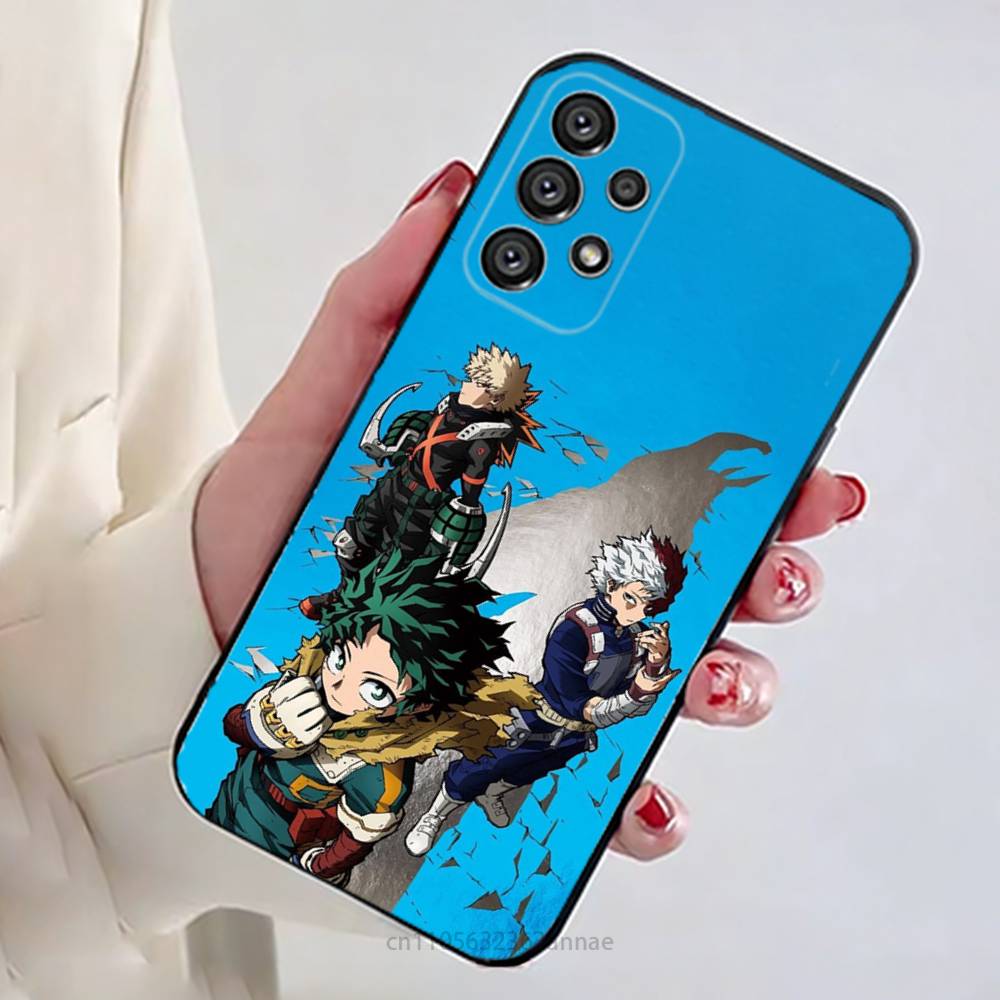 Deku Bakugou Shouto Hero A-Academia Phone Case for Samsung Galaxy A73,23,53,33,14,24,13,72,22,52,32,54,A34 Soft Cover