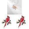 Animal Alloy Brooch With Embedded Crystals For Women And Men Spring