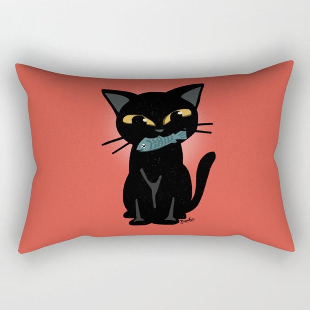 30x50cm Cute Cartoon Small Animal Elegant Couple Home Living Room Bedroom Decorative Rectangle Pillow Case Sofa Cushion Cover