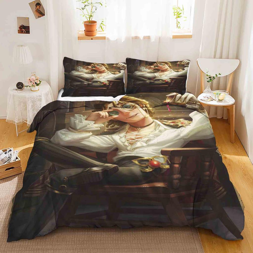 Game: Identity V Polyester Duvet Cover Set Bedding Queen Size Sets Cotton Cute Printed Cartoon Quilt Cover Suitable For Children