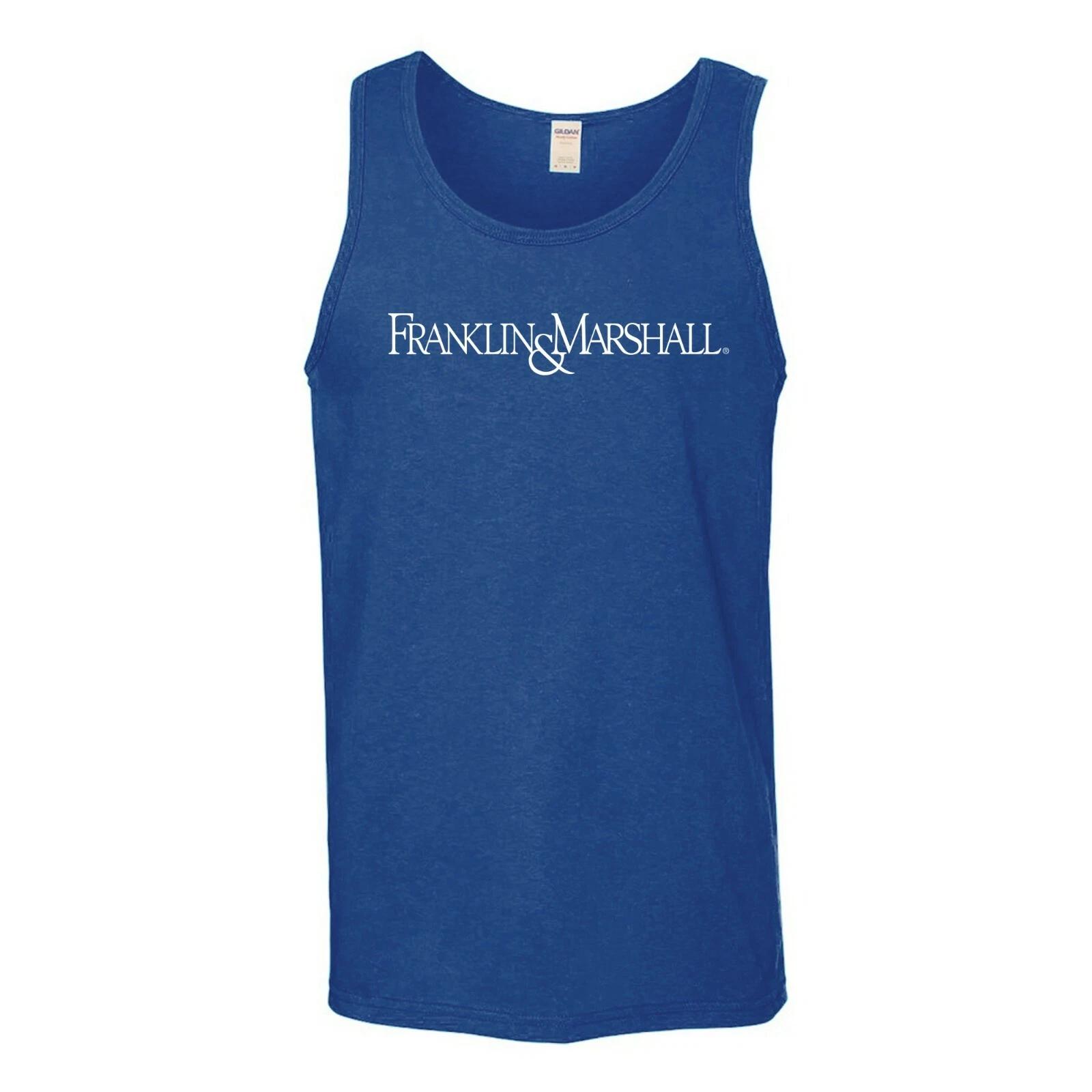 Franklin & Marshall College Diplomats Basic Block Tank Top - Royal 4XL