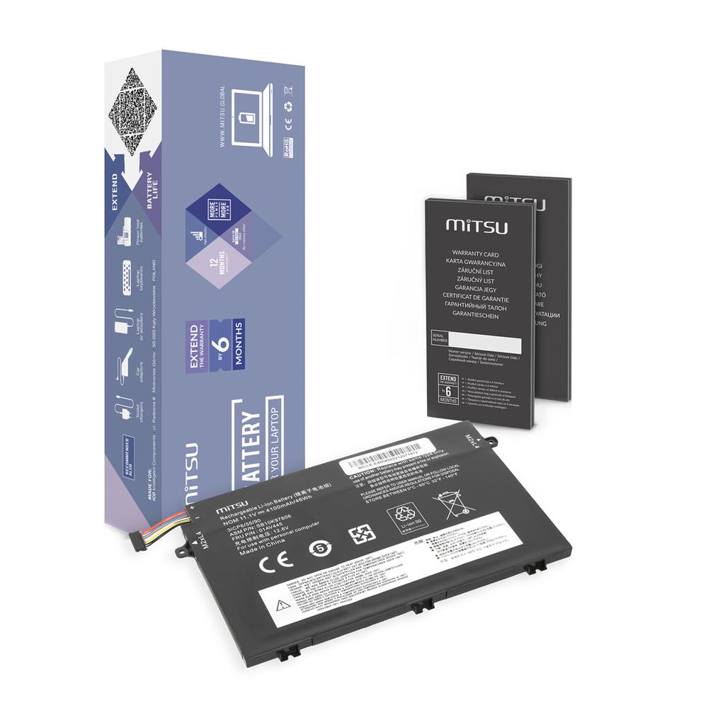 Battery 01AV445 for Lenovo ThinkPad E14 E15 E480 E580 E590