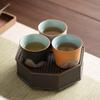 Sushih Ceramic Hand-painted Qianli Jiangshan Kung Fu Teacup Gift Set