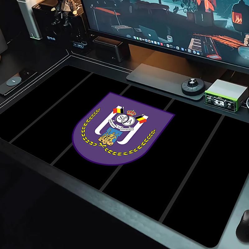 RSC Anderlecht Print Cushion Non-slip Laptop Tablet Big Mousepad XXL Mat Mini PC Playmat With Lock edge