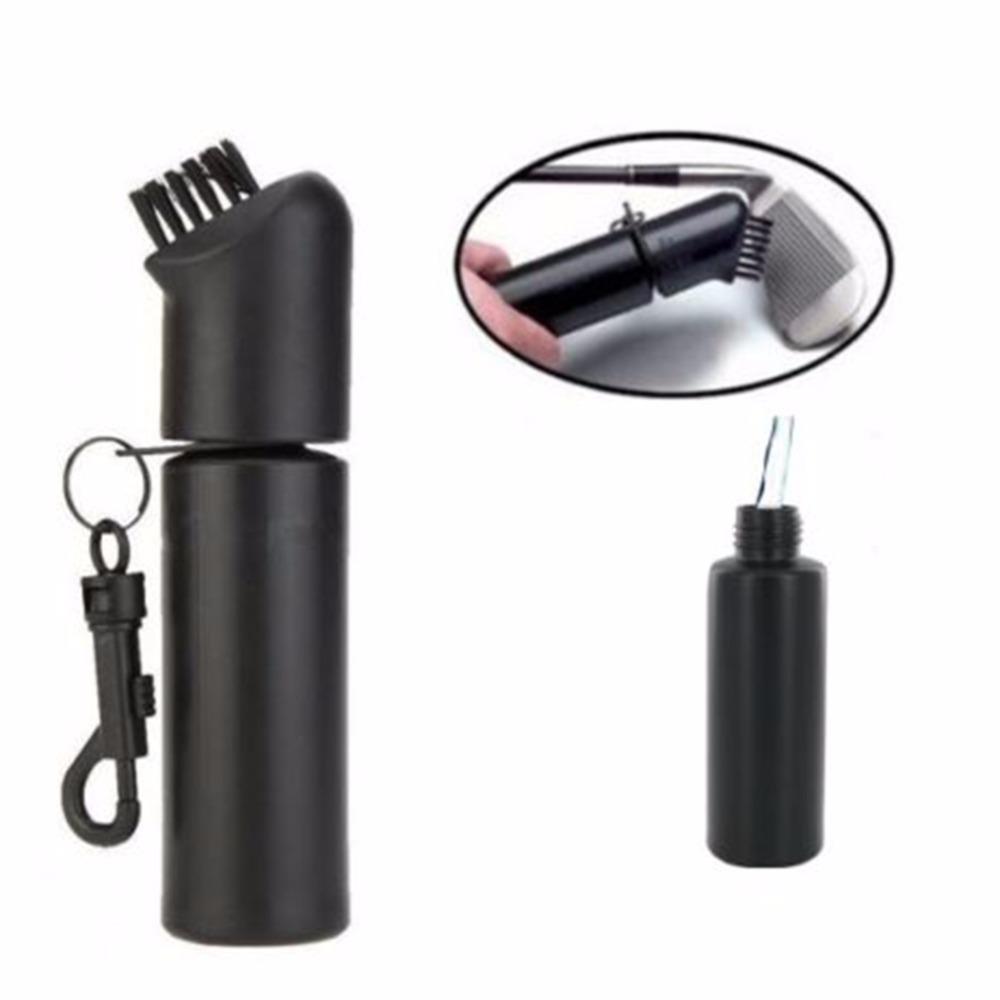 Golf Club Ball Cleaning Brush Set with Water Bottle Dual-Head Scrub Brush for Irons Woods & Golf Balls Durable Golf Accessories