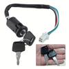 1pc Universal Motorcycle Motorbike Ignition Switch Key With Wire For ATV Moto Accessories Motorbike Start Switch Door Locks