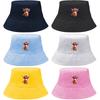 Lovely Small Yaks Bucket Hat Unisex Stylish Bucket Hats Suns-Protect Bucket Hat Woman Solid Color Sun Hat Perfect For Daily Wear