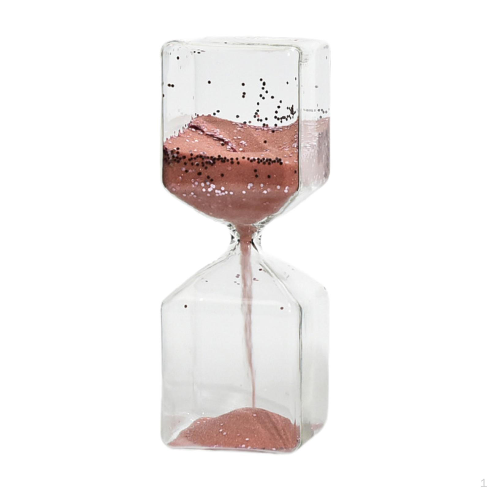 

Creative Hourglass Statue for Indoor Use Desk Figurine Bedroom Party розовый