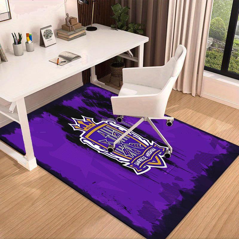 Football Club Emblem Printed Area Rug for Office, Chair Rug, Decorative Carpet Floor Mat, Large Size Fan gifts Christmas gifts