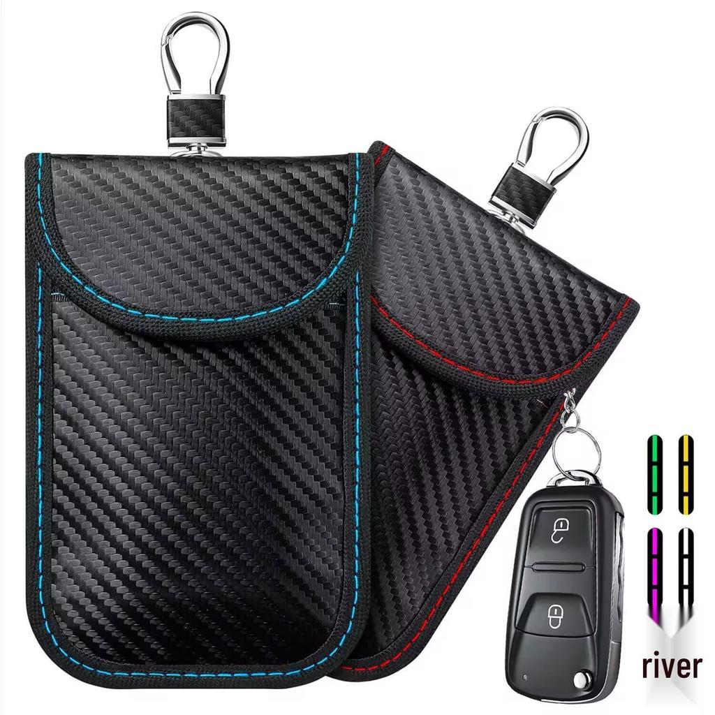 Compact Faraday Bag: Anti-Theft RFID & Signal Shielding for Mobile Phones & Car Keys