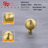 Gold Brass Round Ball Drawer Handle - Luxury French Design