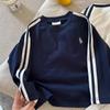 Kids Spring Athletic T Shirt with Side Stripes for Boys and Girls